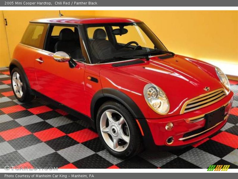 Chili Red / Panther Black 2005 Mini Cooper Hardtop