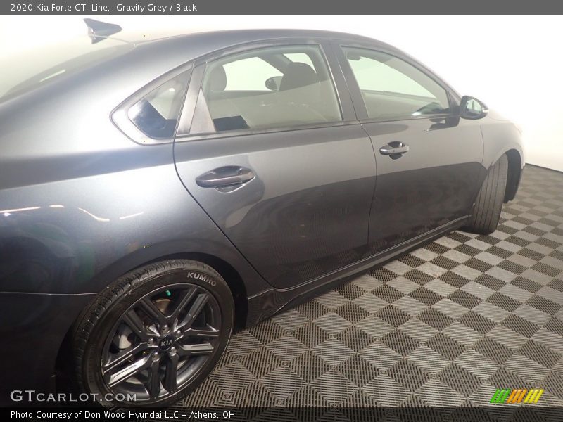 Gravity Grey / Black 2020 Kia Forte GT-Line