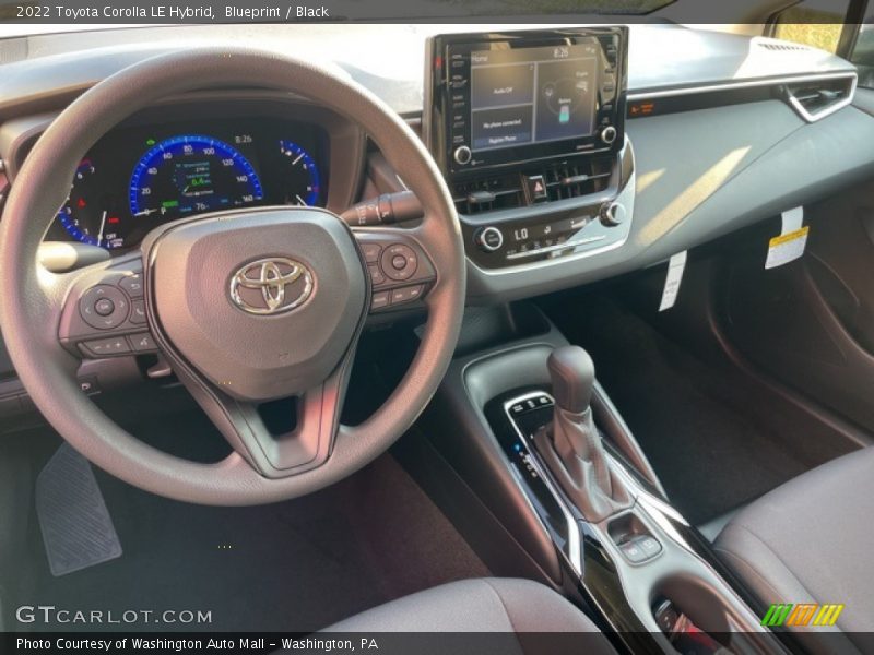 Blueprint / Black 2022 Toyota Corolla LE Hybrid