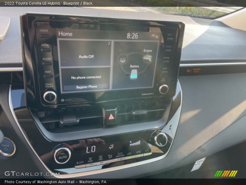 Blueprint / Black 2022 Toyota Corolla LE Hybrid