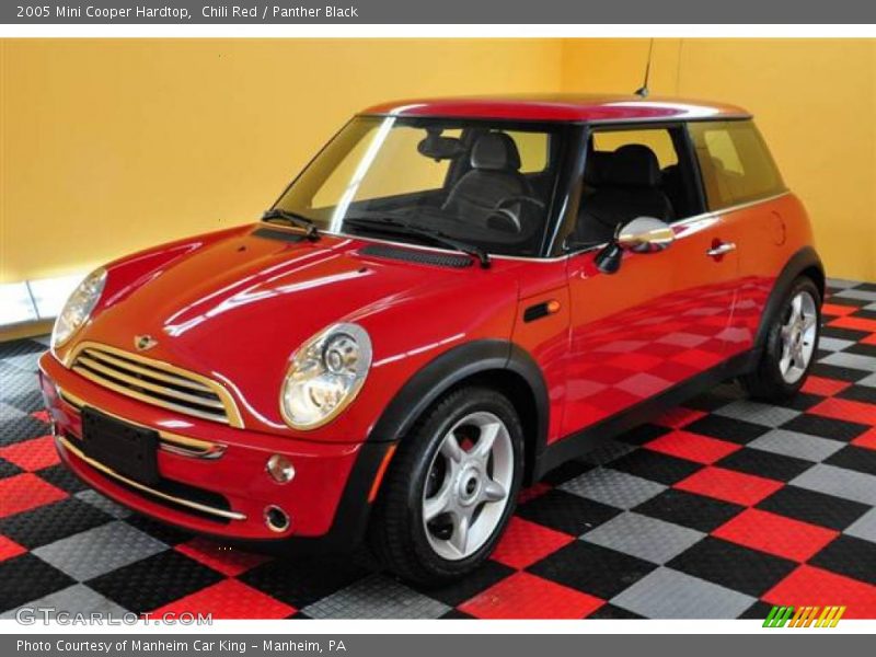 Chili Red / Panther Black 2005 Mini Cooper Hardtop