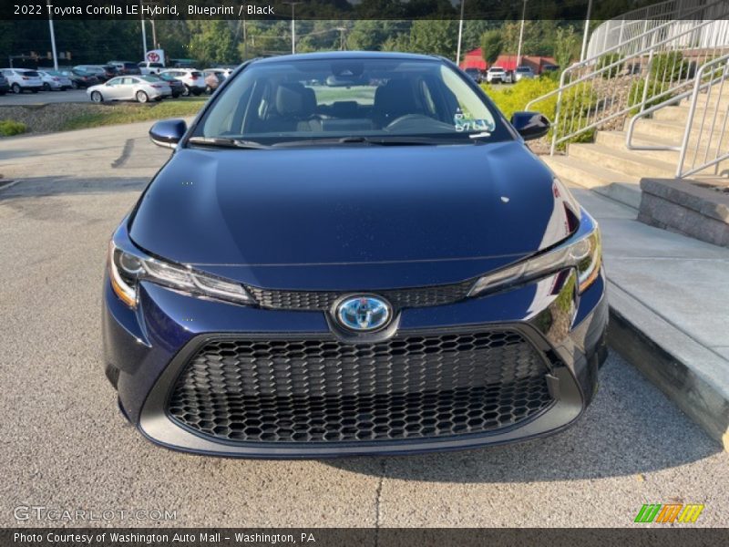 Blueprint / Black 2022 Toyota Corolla LE Hybrid