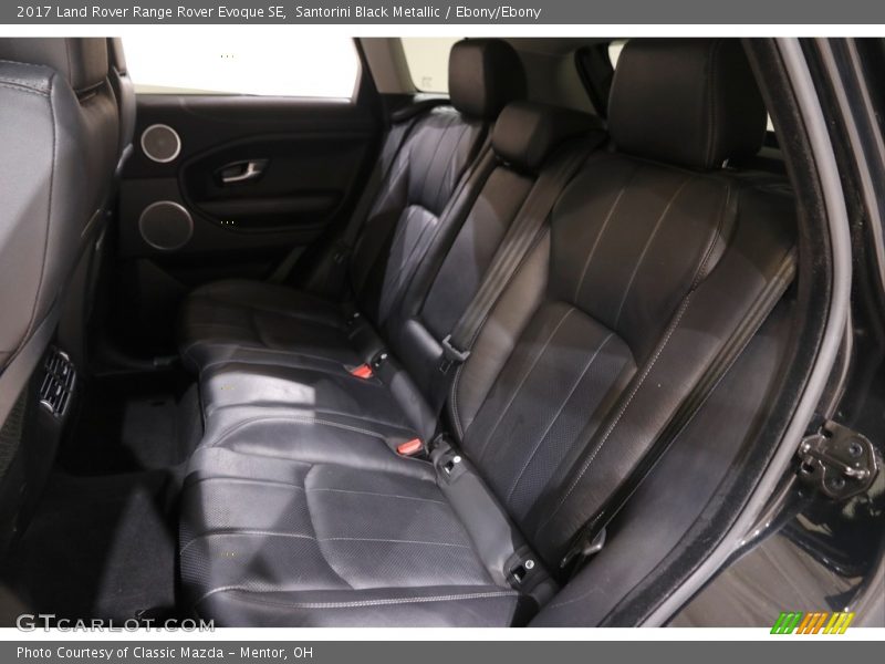 Santorini Black Metallic / Ebony/Ebony 2017 Land Rover Range Rover Evoque SE