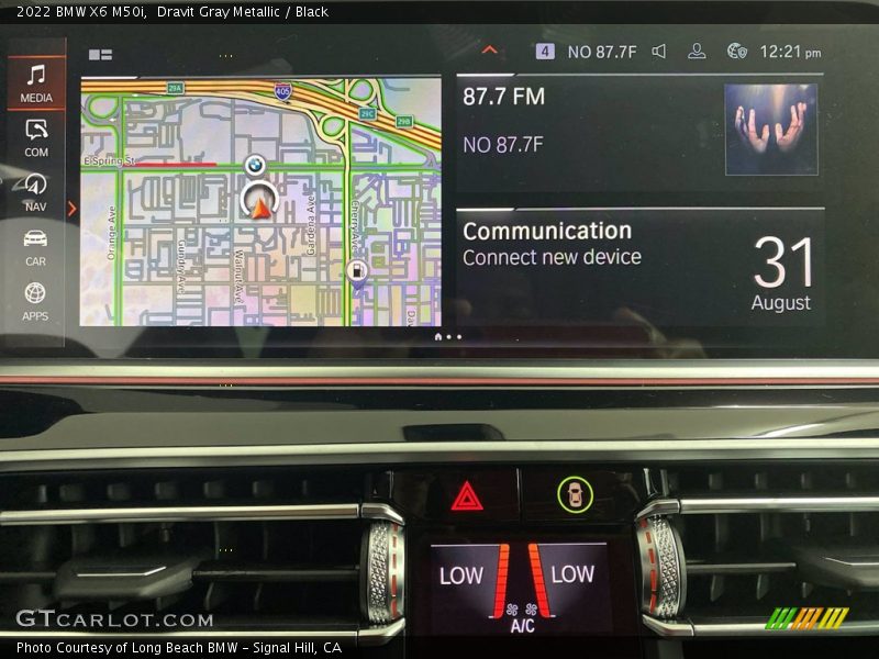 Navigation of 2022 X6 M50i