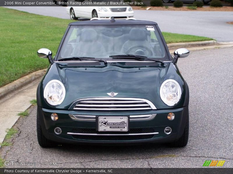 British Racing Green Metallic / Black/Panther Black 2006 Mini Cooper Convertible