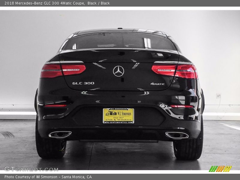 Black / Black 2018 Mercedes-Benz GLC 300 4Matic Coupe