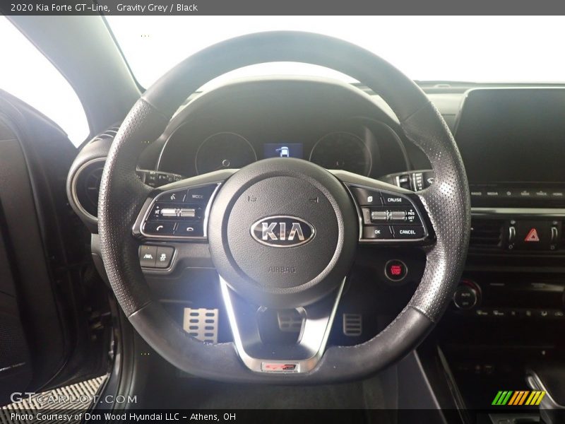 Gravity Grey / Black 2020 Kia Forte GT-Line