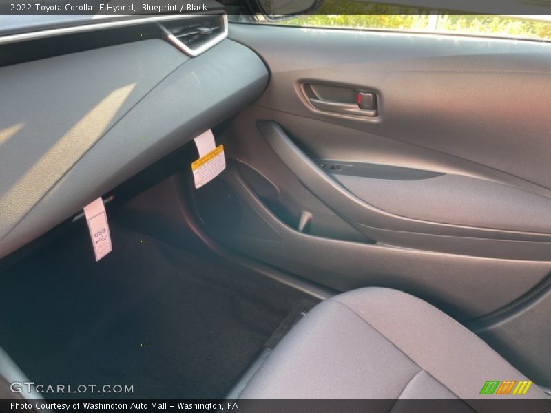 Blueprint / Black 2022 Toyota Corolla LE Hybrid