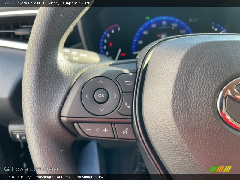 Blueprint / Black 2022 Toyota Corolla LE Hybrid