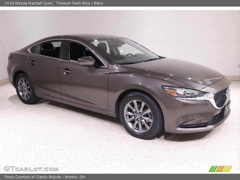 Titanium Flash Mica / Black 2018 Mazda Mazda6 Sport