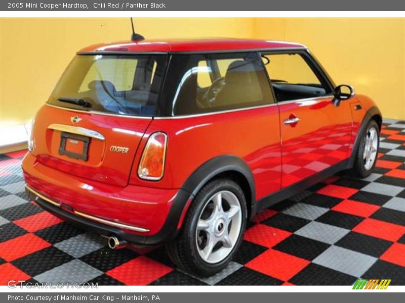 Chili Red / Panther Black 2005 Mini Cooper Hardtop
