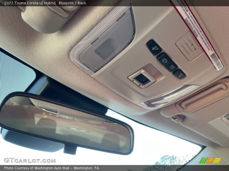 Blueprint / Black 2022 Toyota Corolla LE Hybrid