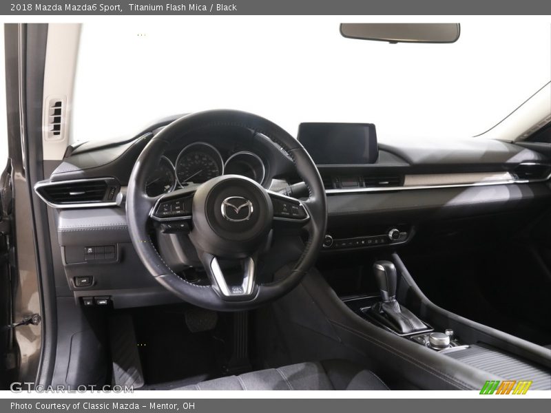 Titanium Flash Mica / Black 2018 Mazda Mazda6 Sport