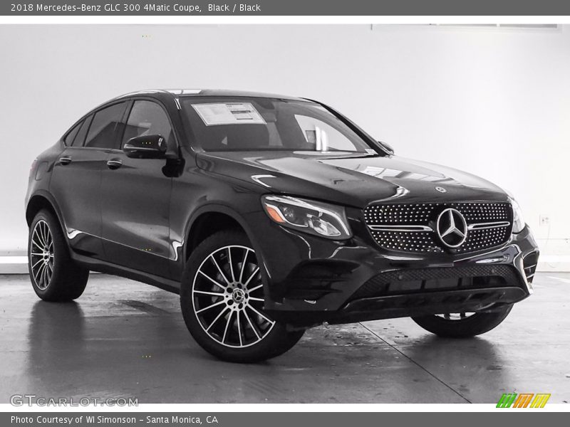Black / Black 2018 Mercedes-Benz GLC 300 4Matic Coupe