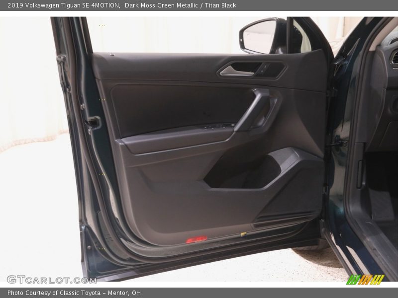 Dark Moss Green Metallic / Titan Black 2019 Volkswagen Tiguan SE 4MOTION
