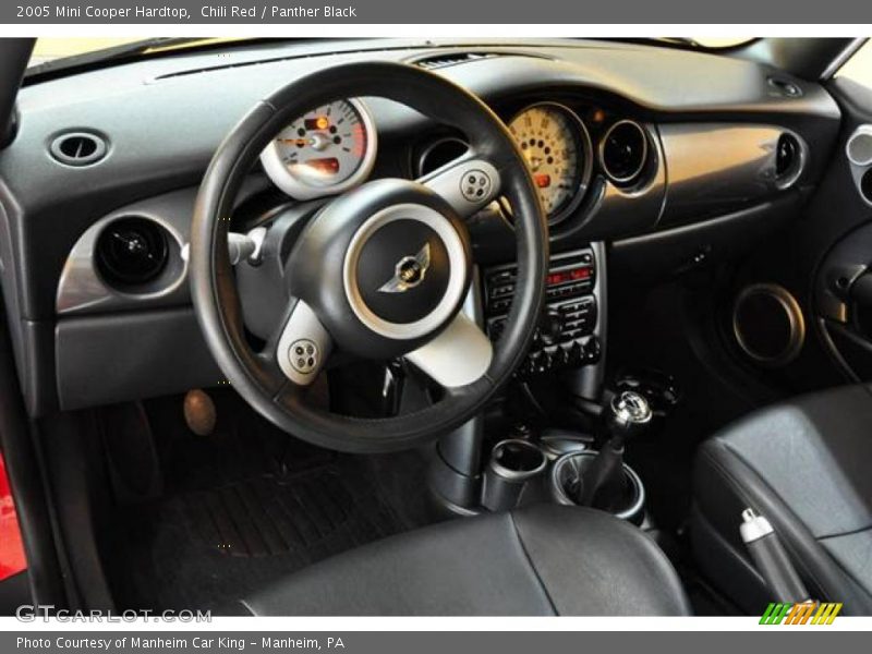 Chili Red / Panther Black 2005 Mini Cooper Hardtop