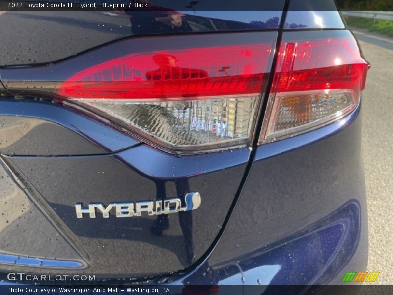 Blueprint / Black 2022 Toyota Corolla LE Hybrid