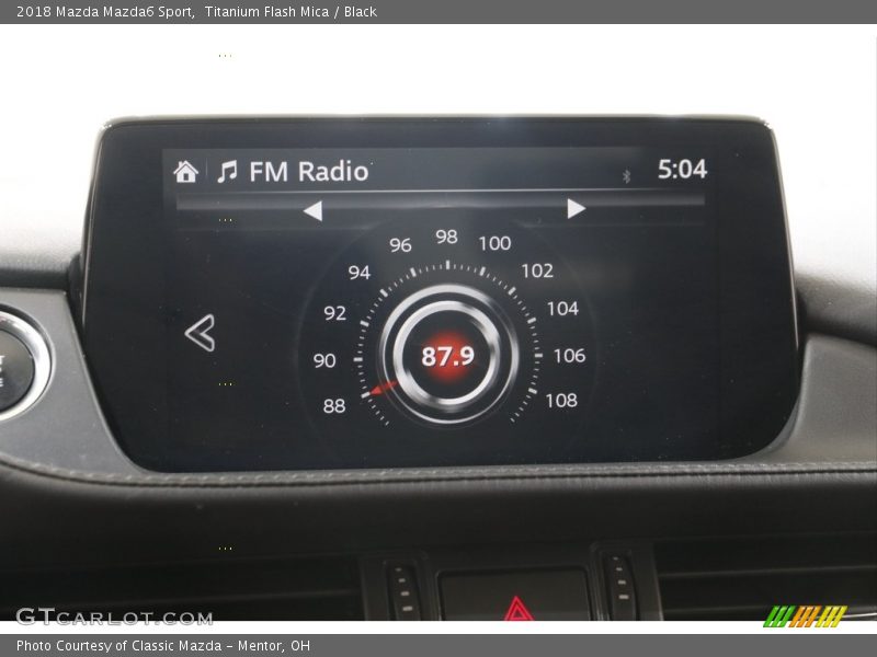 Titanium Flash Mica / Black 2018 Mazda Mazda6 Sport