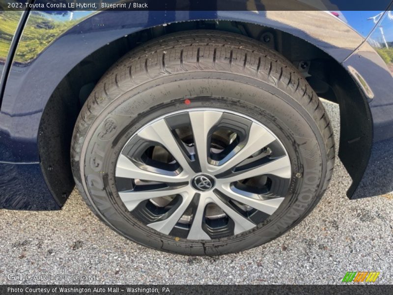 Blueprint / Black 2022 Toyota Corolla LE Hybrid