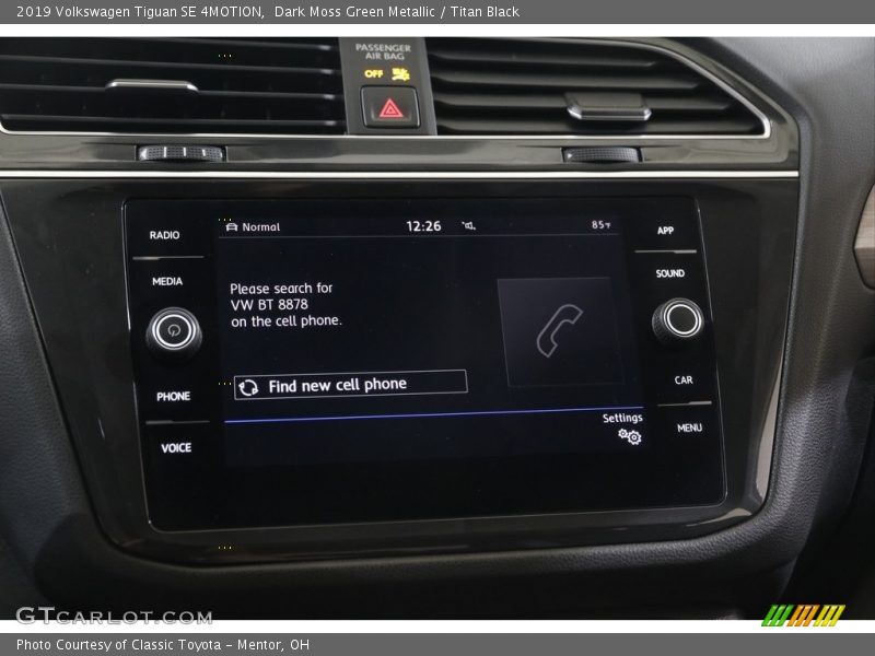 Dark Moss Green Metallic / Titan Black 2019 Volkswagen Tiguan SE 4MOTION
