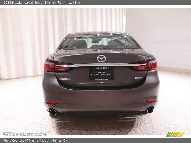 Titanium Flash Mica / Black 2018 Mazda Mazda6 Sport