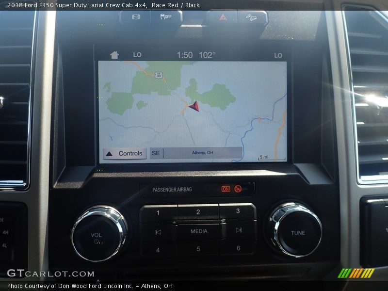 Race Red / Black 2018 Ford F350 Super Duty Lariat Crew Cab 4x4