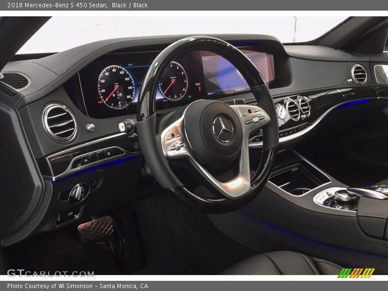 Black / Black 2018 Mercedes-Benz S 450 Sedan
