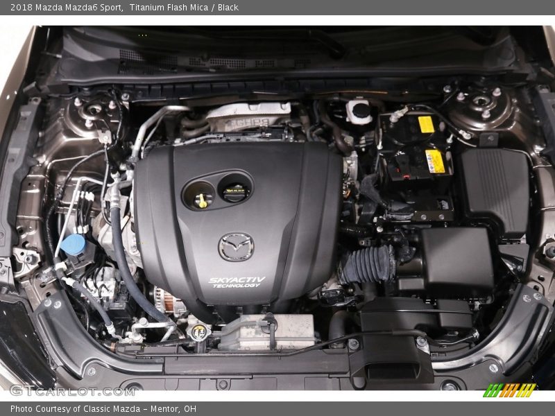 Titanium Flash Mica / Black 2018 Mazda Mazda6 Sport