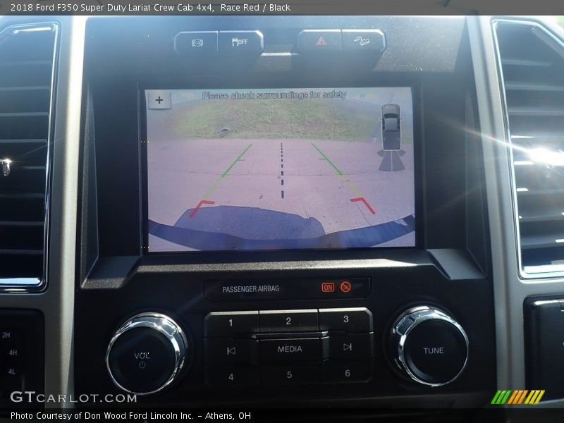 Race Red / Black 2018 Ford F350 Super Duty Lariat Crew Cab 4x4