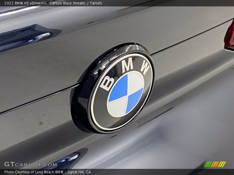 Carbon Black Metallic / Tartufo 2022 BMW X6 xDrive40i