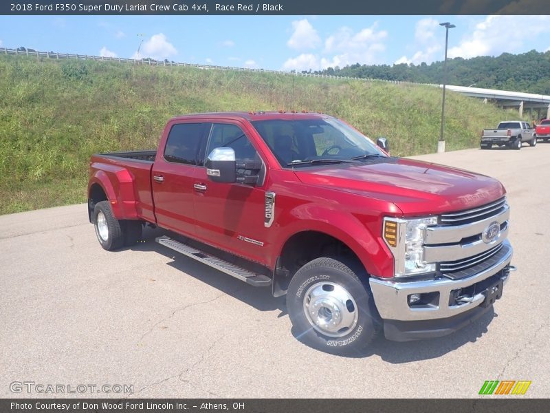 Race Red / Black 2018 Ford F350 Super Duty Lariat Crew Cab 4x4