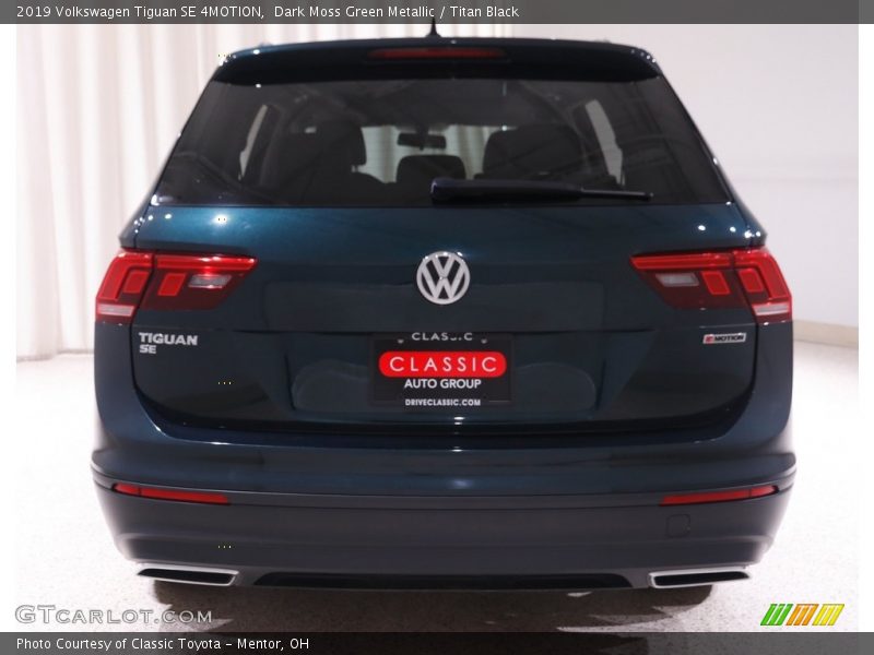 Dark Moss Green Metallic / Titan Black 2019 Volkswagen Tiguan SE 4MOTION