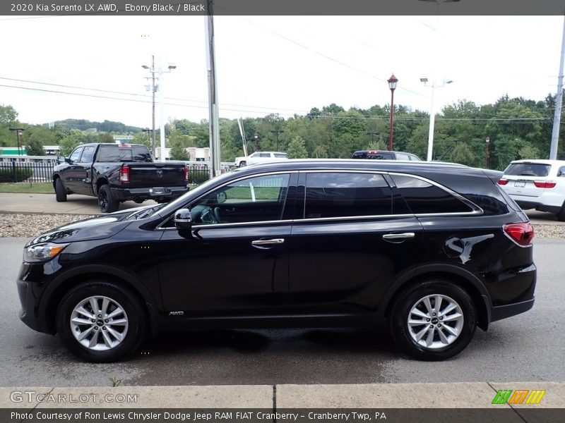 Ebony Black / Black 2020 Kia Sorento LX AWD