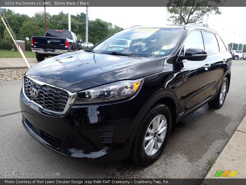 Ebony Black / Black 2020 Kia Sorento LX AWD