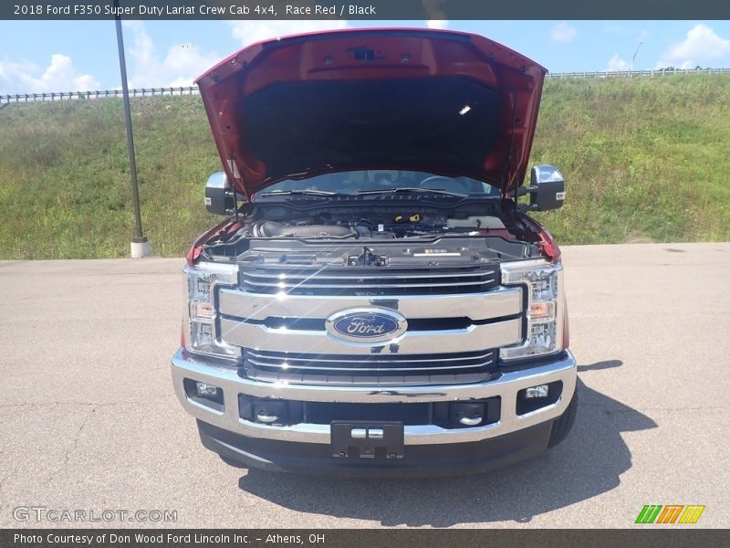 Race Red / Black 2018 Ford F350 Super Duty Lariat Crew Cab 4x4