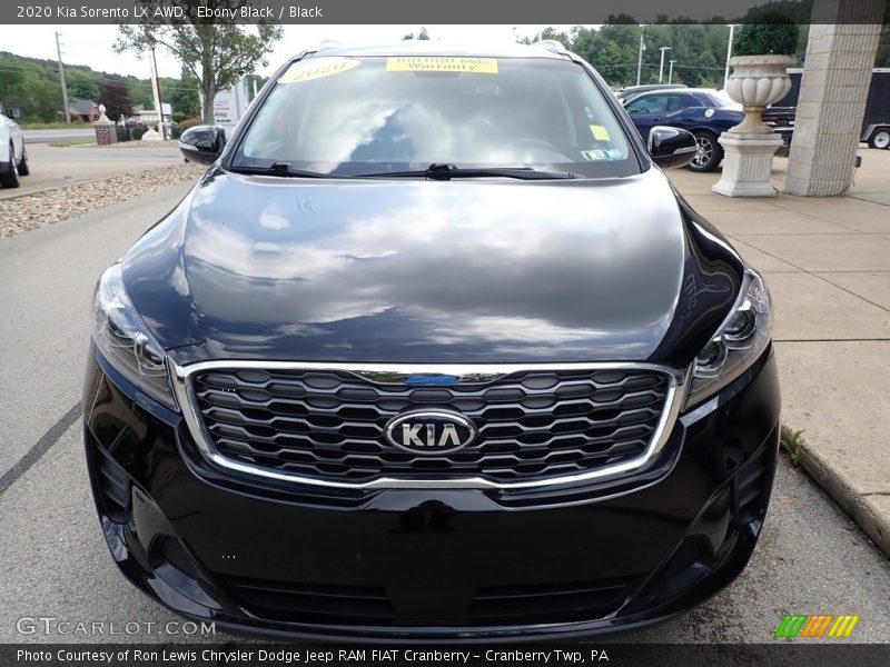 Ebony Black / Black 2020 Kia Sorento LX AWD