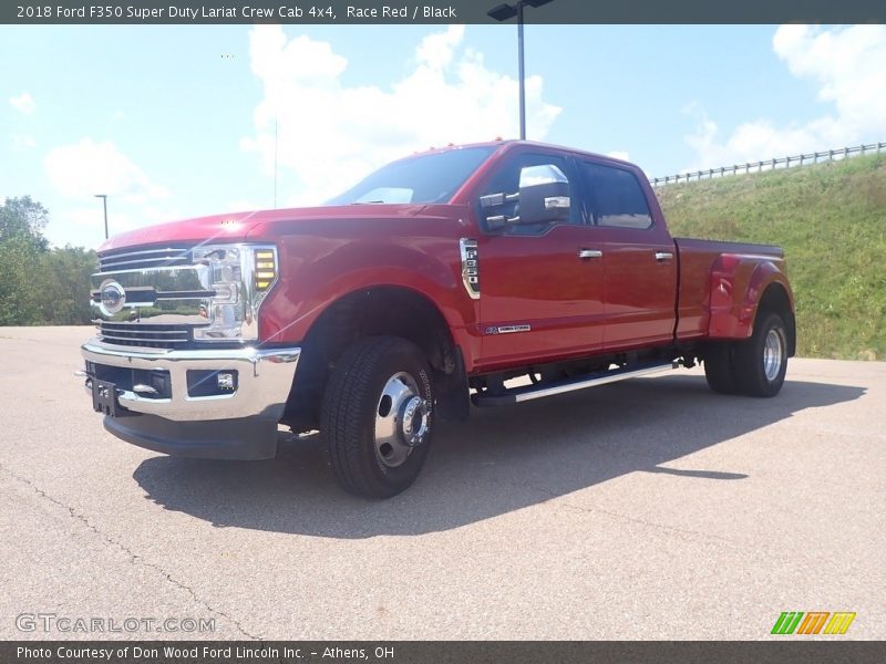 Race Red / Black 2018 Ford F350 Super Duty Lariat Crew Cab 4x4