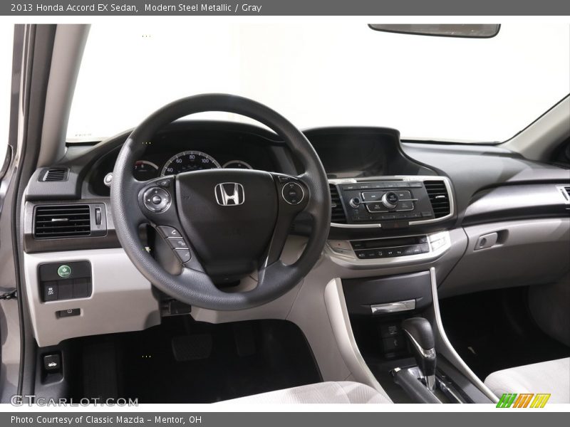 Modern Steel Metallic / Gray 2013 Honda Accord EX Sedan