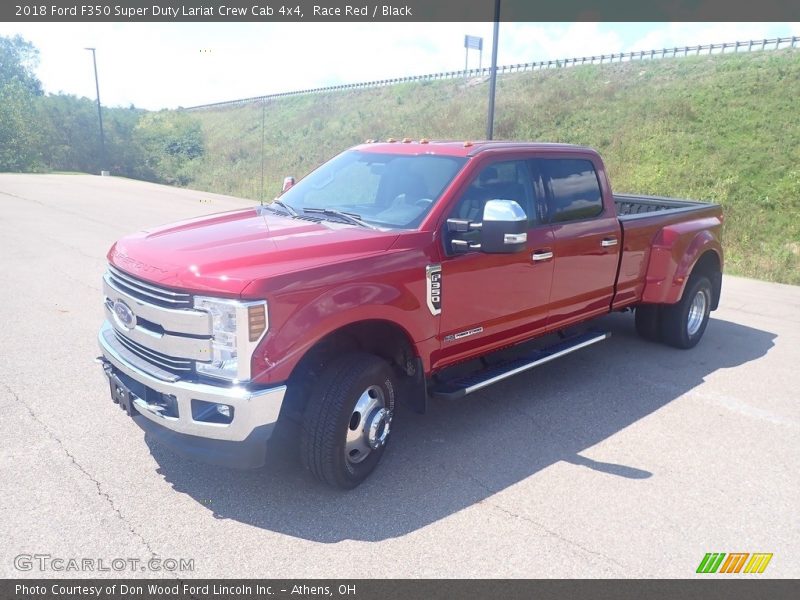 Race Red / Black 2018 Ford F350 Super Duty Lariat Crew Cab 4x4