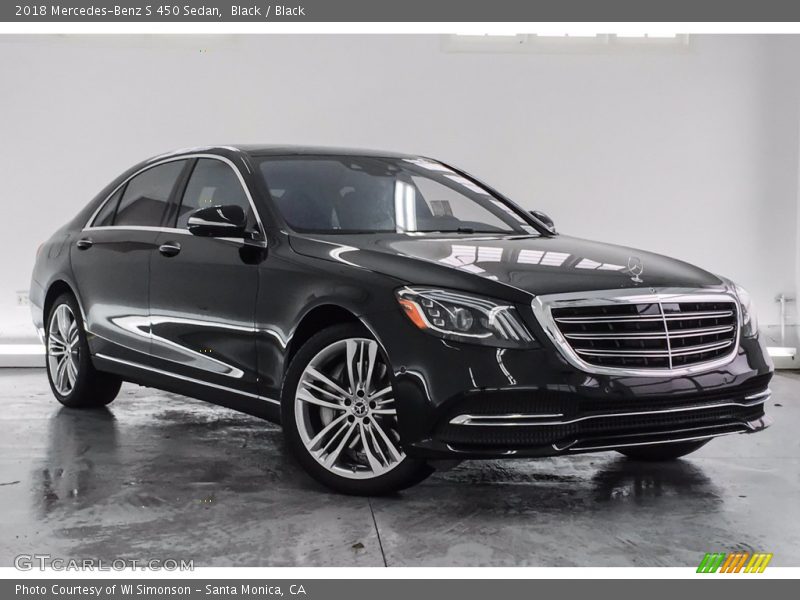 Black / Black 2018 Mercedes-Benz S 450 Sedan