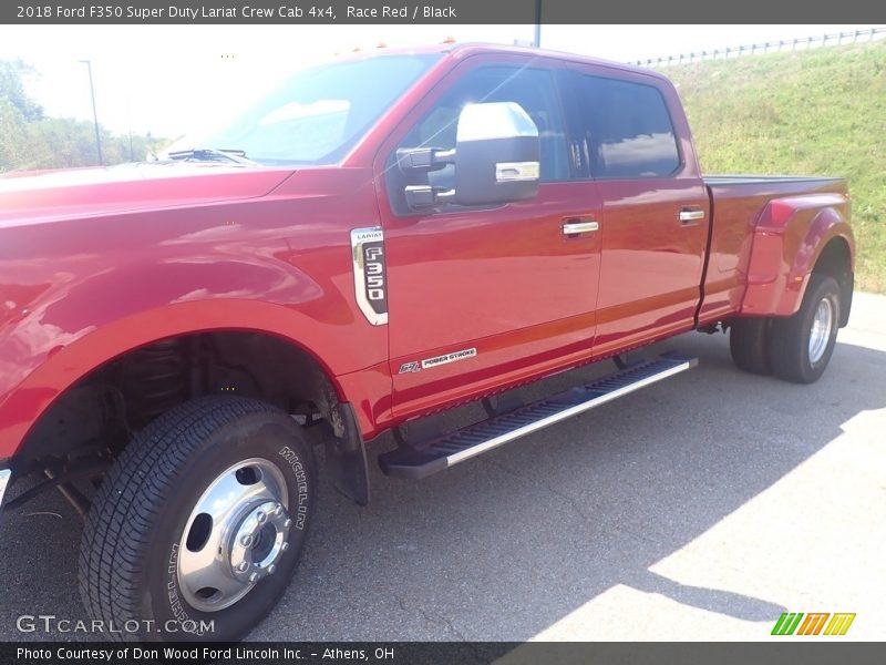 Race Red / Black 2018 Ford F350 Super Duty Lariat Crew Cab 4x4