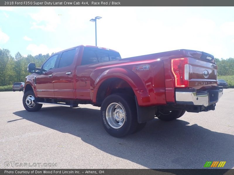 Race Red / Black 2018 Ford F350 Super Duty Lariat Crew Cab 4x4