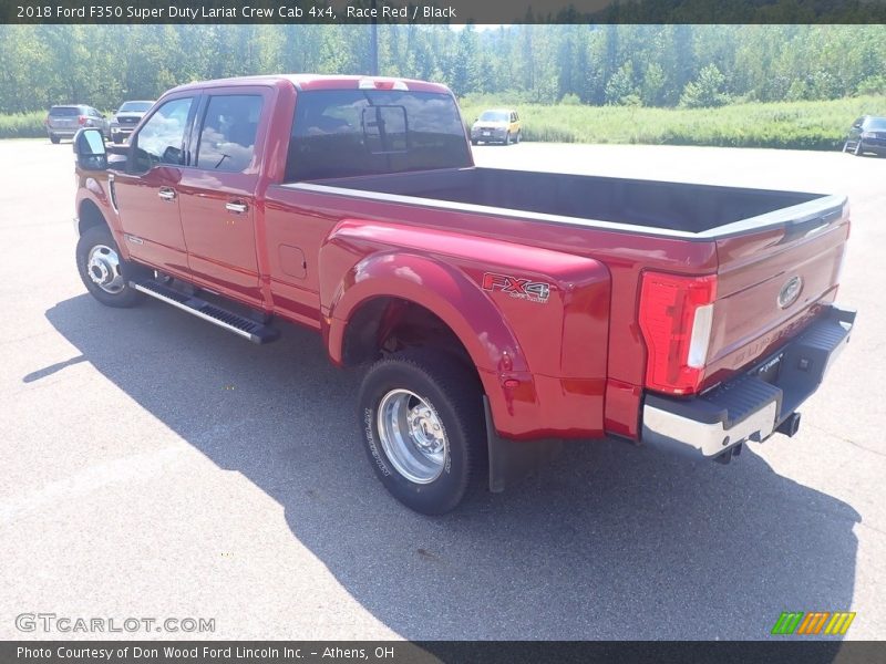 Race Red / Black 2018 Ford F350 Super Duty Lariat Crew Cab 4x4