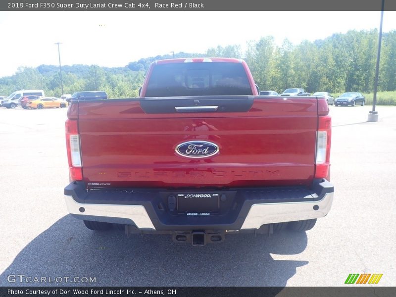 Race Red / Black 2018 Ford F350 Super Duty Lariat Crew Cab 4x4