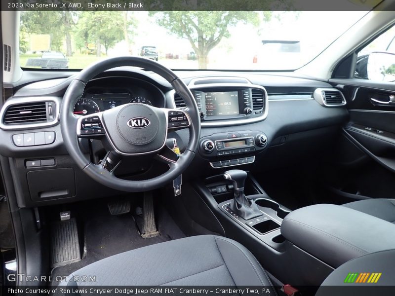 Ebony Black / Black 2020 Kia Sorento LX AWD