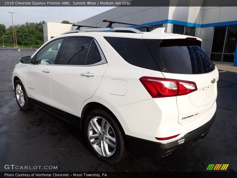 Summit White / Medium Ash Gray 2018 Chevrolet Equinox Premier AWD