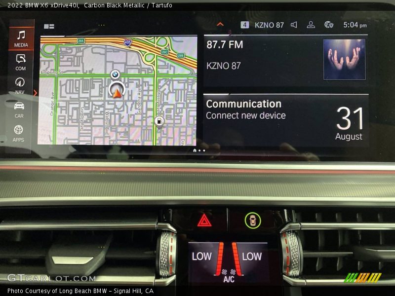 Navigation of 2022 X6 xDrive40i