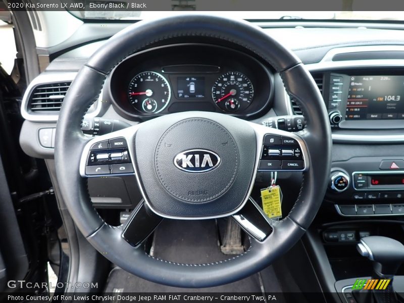 Ebony Black / Black 2020 Kia Sorento LX AWD
