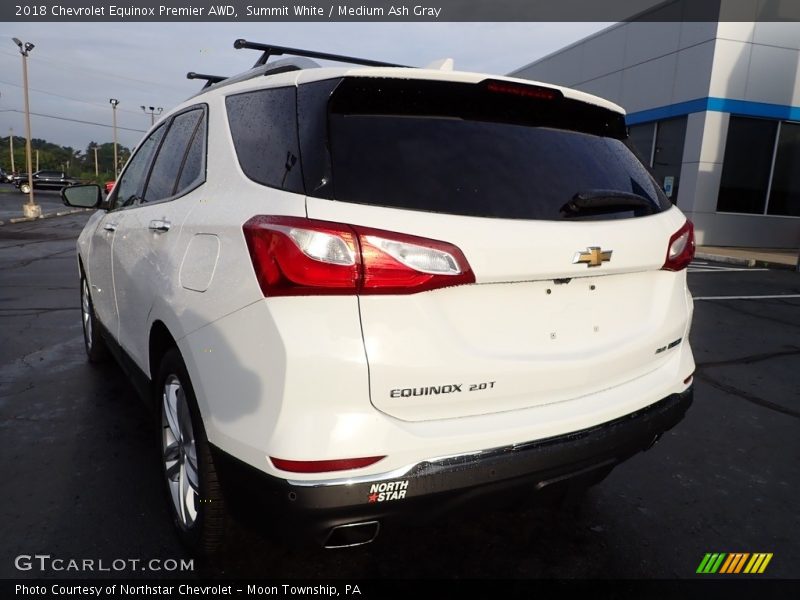Summit White / Medium Ash Gray 2018 Chevrolet Equinox Premier AWD