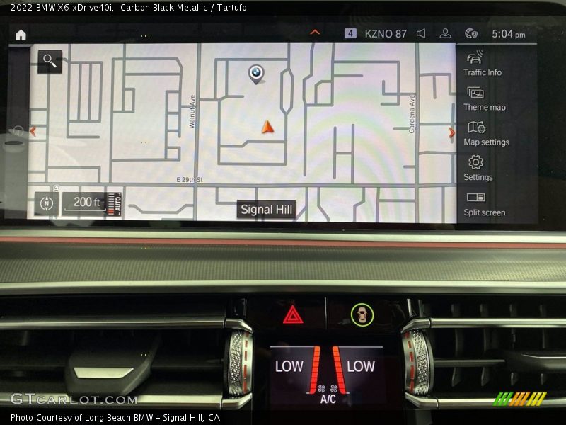 Navigation of 2022 X6 xDrive40i